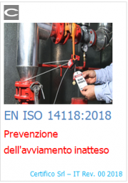 EN ISO 14118:2018 | Prevenzione dell'avviamento inatteso