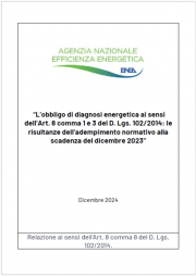 L’obbligo di diagnosi energetica / ENEA 2024