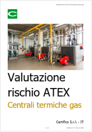 Valutazione del rischio ATEX centrali termiche gas