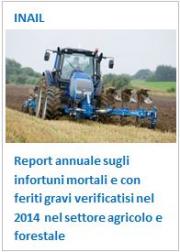 Report annuale infortuni settore agricolo e forestale 2014
