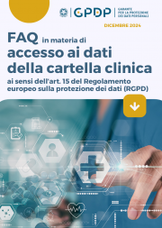 FAQ in materia di accesso alle cartelle cliniche ai sensi del RGDP