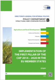 Implementation first pillar CAP 2014 - 2020 in the EU Member States