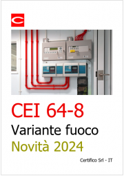 CEI 64-8 Variante fuoco 2024