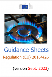 Guidance Sheets Regulation (EU) 2016/426 Gas Appliances (GAR) / 09.2023