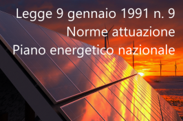 Legge 9 gennaio 1991 n. 9