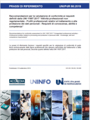 UNI/PdR 66: Trattamento e protezione dei dati personali