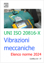 Serie norme UNI ISO 20816-X | Vibrazioni meccaniche