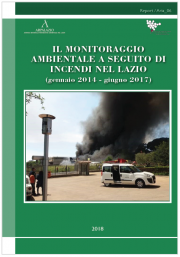 Report monitoraggio ambientale a seguito di incendi nel Lazio