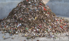 Classificazione dei rifiuti urbani derivanti da TMB