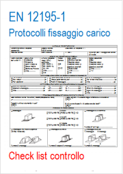 Modelli EN ISO 12195-1 Protocollo fissaggio del carico