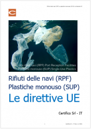 Rifiuti navi (RPF) e plastiche monouso (SUP): le direttive UE