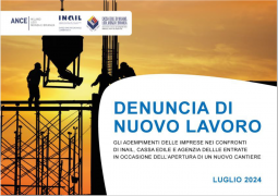 Denuncia di nuovo lavoro: adempimenti imprese apertura cantiere