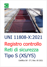 UNI 11808-X:2021 | Registro di controllo reti di sicurezza (Tipo XS / YS)