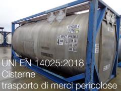 UNI EN 14025:2018 | Cisterne per il trasporto di merci pericolose