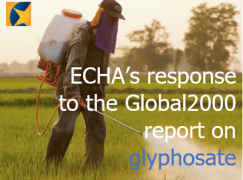 ECHA’s response to the Global2000 report on glyphosate