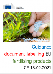 Guidance document labelling EU fertilising products