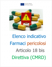 Elenco indicativo di farmaci pericolosi / Direttiva (CMRD)