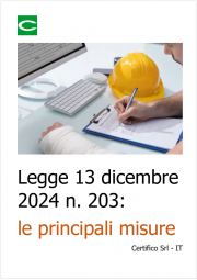 Legge 13 dicembre 2024 n. 203: le principali misure