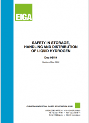 Safety in storage, handling and distribution of liquid hydrogen