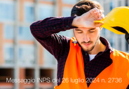 Messaggio INPS del 26 luglio 2024 n. 2736