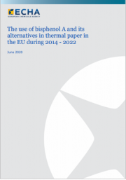 The use of bisphenol A and its alternatives in thermal paper in the EU during 2014 - 2022