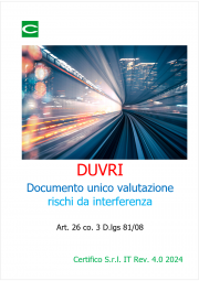 DUVRI Documento Unico Valutazione Rischi Interferenze - Modello doc