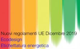 Nuovi regolamenti UE Ecodesign ed etichettatura energetica | Dicembre 2019 