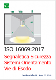 ISO 16069 Segnaletica sicurezza - Sistemi Orientamento Vie di Esodo