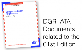 Dangerous Goods check list / Documentation 61th IATA DGR 2020