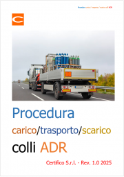 Procedura carico / trasporto / scarico colli ADR