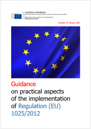 Guidance on practical aspects of the implementation of Regulation (EU) No. 1025/2012