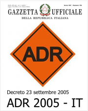 Decreto 23 settembre 2005: ADR 2005 in Italiano