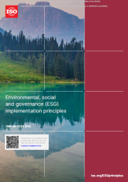 IWA 48:2024 Framework for implementing ESG principles