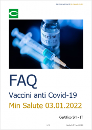 FAQ  Vaccini anti Covid-19 Min Salute