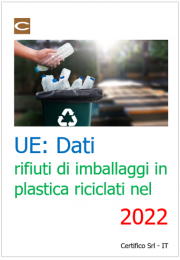 UE: rifiuti di imballaggi in plastica riciclati nel 2022