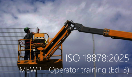 ISO 18878:2025 Mobile elevating work platforms - Operator training