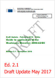 Guide to application of the machinery directive 2006/42/EC - Update May 2017