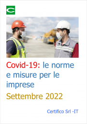 Covid-19: le norme e misure per le imprese / Settembre 2022