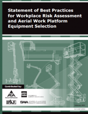 Statement of Best Practices for Workplace Risk Assessment and Aerial Work Platform Equipment Selection