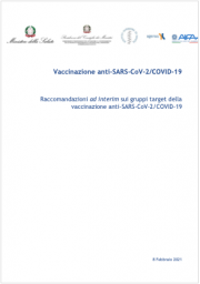 Raccomandazioni ad interim gruppi target vaccinazione anti-SARS-CoV-2/COVID-19
