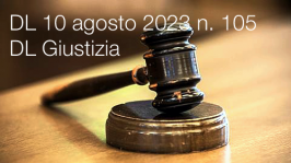 Decreto-Legge 10 agosto 2023 n. 105 