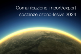 Comunicazione import/export sostanze ozono-lesive 2024
