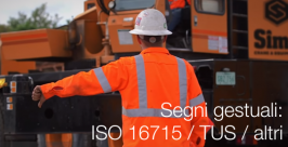Segni gestuali apparecchi di sollevamento ISO 16715, TUS, Altri