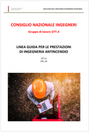 Linea guida per le prestazioni di ingegneria antincendio | CNI 2021