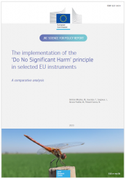 The implementation of the ‘Do No Significant Harm’ principle in selected EU instruments