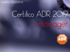 Certifico ADR Manager: dal 31 Ottobre 2019
