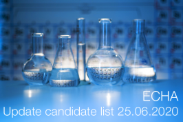 ECHA: Update candidate list 25.06.2020