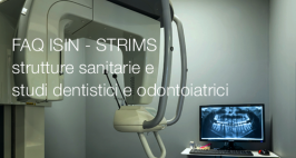 FAQ ISIN - Sistema STRIMS strutture sanitarie e studi dentistici e odontoiatrici