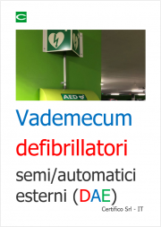 Vademecum utilizzo defibrillatori semi/automatici esterni (DAE) 