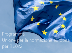 Programma di lavoro annuale dell’Unione per la normazione europea per il 2022
